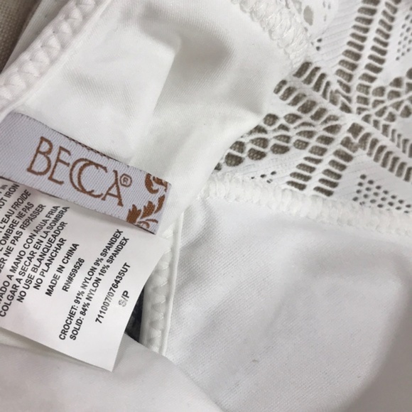 Becca Colorplay Crochet Plunge Swimsuit - Picture 6 of 6